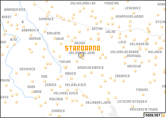 map of Staro Apno