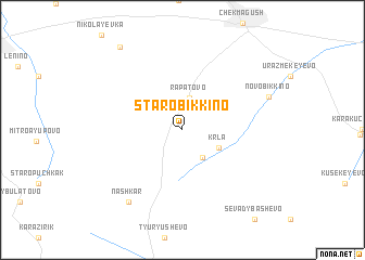 map of Starobikkino