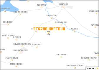map of Starobikmetovo