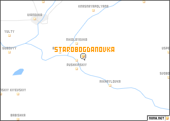 map of Starobogdanovka