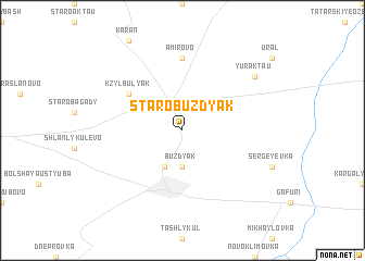 map of Starobuzdyak