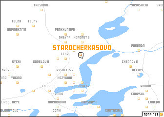 map of Starocherkasovo