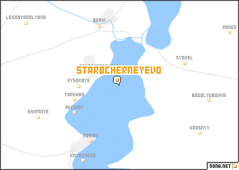 map of Starocherneyevo