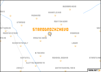 map of Starodrozhzhevo