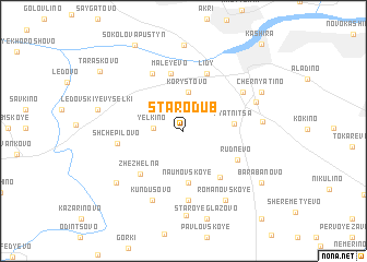 map of Starodub