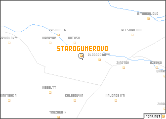 map of Starogumerovo