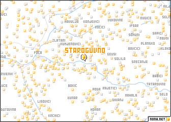 map of Staro Guvno