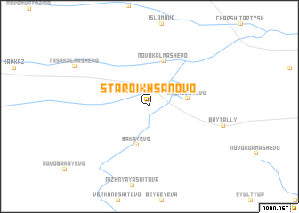 map of Staroikhsanovo