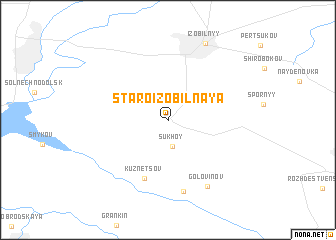 map of Staroizobil\