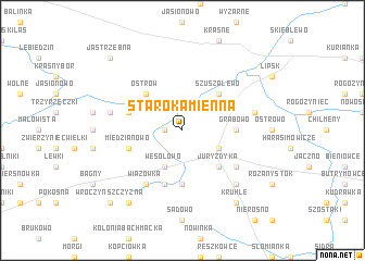map of Starokamienna