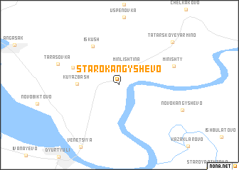 map of Starokangyshevo