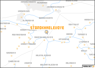 map of Staro-Khmelevoye