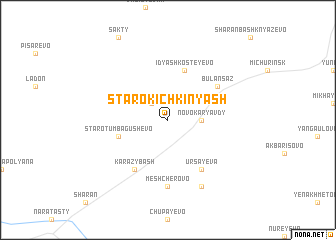 map of Starokichkinyash