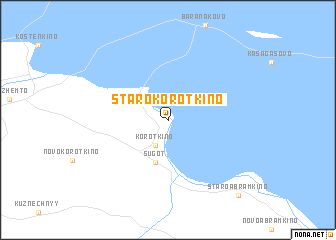 map of Starokorotkino