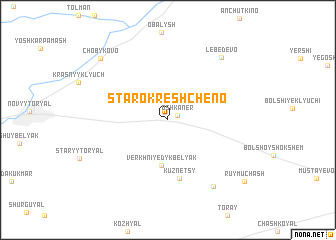 map of Starokreshcheno