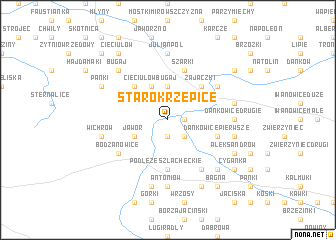 map of Starokrzepice