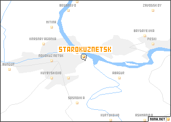 map of Starokuznetsk