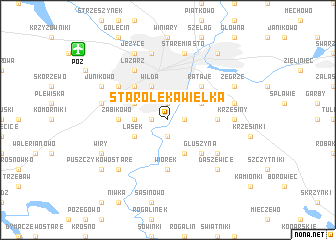 map of Starołęka Wielka