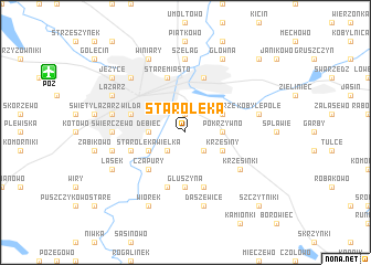 map of Starołęka