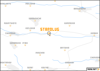 map of Staro-Lug