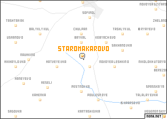 map of Staromakarovo