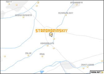 map of (( Staromar\