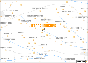 map of Staromarkovo