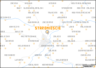 map of Staromieście