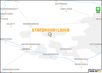 map of Staromikhaylovka