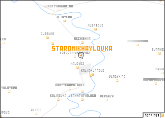 map of Staromikhaylovka