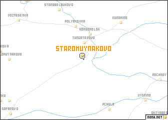 map of Staromuynakovo