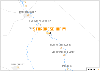 map of Staropeschanyy