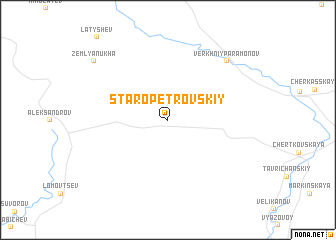 map of Staropetrovskiy
