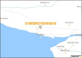 map of Staro-Petrovskoye