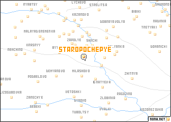 map of Staropochep\