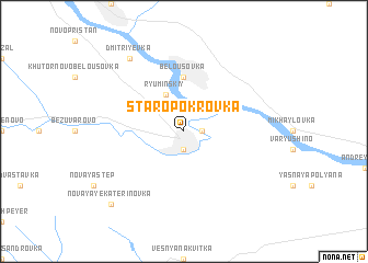 map of Staropokrovka