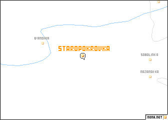 map of Staro-Pokrovka