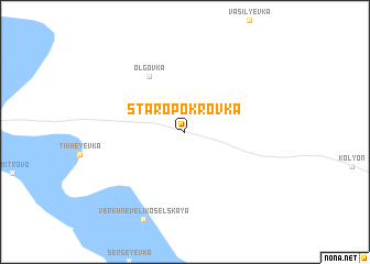 map of Staropokrovka