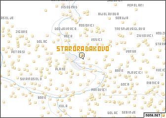 map of Staro Radakovo