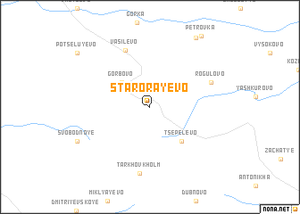 map of Starorayëvo