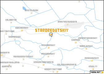 map of Staroredutskiy