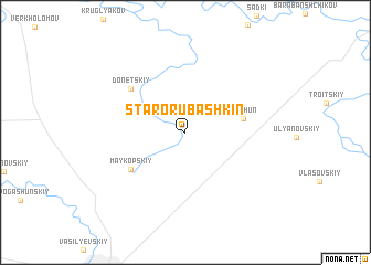 map of Starorubashkin