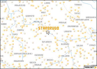 map of Staro Rudo