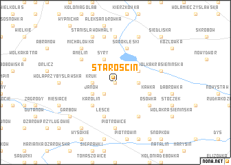 map of Staroscin