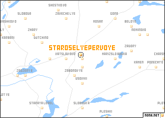 map of Staroselʼye Pervoye