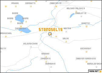 map of Staroselʼye