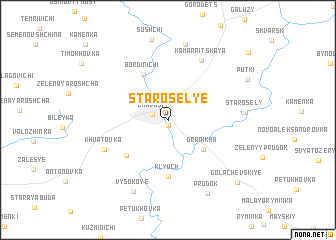 map of Staroselʼye