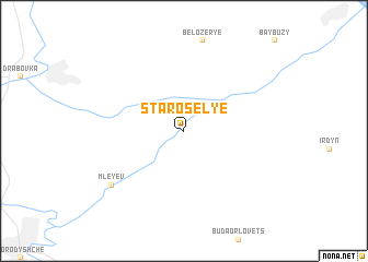map of Staroselʼye