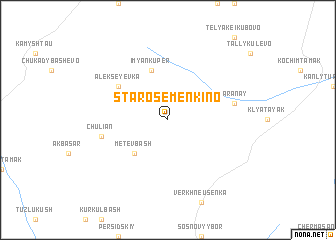 map of Starosemënkino