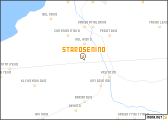 map of Staro-Senino